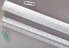 Picture of triangular drafting scales